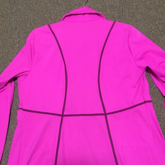 RARE❤️HOT PINK Jacket zip up long tunic dress Large or Small available - Picture 9 of 11